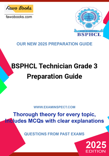 Additional image of BSPHCL Technician Grade 3 Preparation Guide
