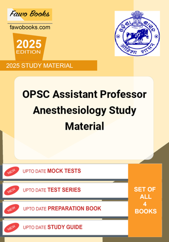 Additional image of OPSC Assistant Professor Anesthesiology Study Material
