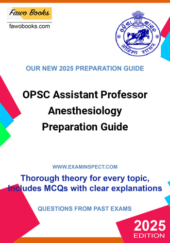 Additional image of OPSC Assistant Professor Anesthesiology Preparation Guide