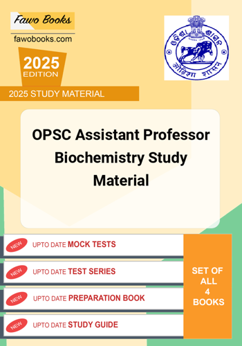 Additional image of OPSC Assistant Professor Biochemistry Study Material