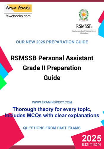Additional image of RSMSSB Personal Assistant Grade II Preparation Guide