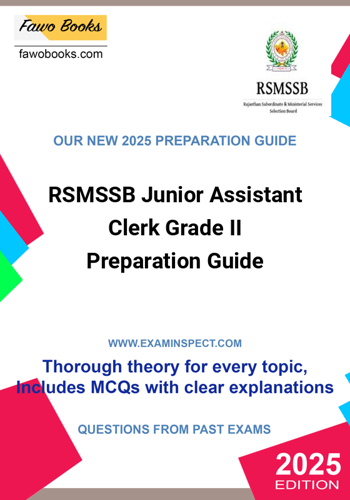 Additional image of RSMSSB Junior Assistant Clerk Grade II Preparation Guide