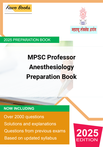 Additional image of MPSC Professor Anesthesiology Preparation Book