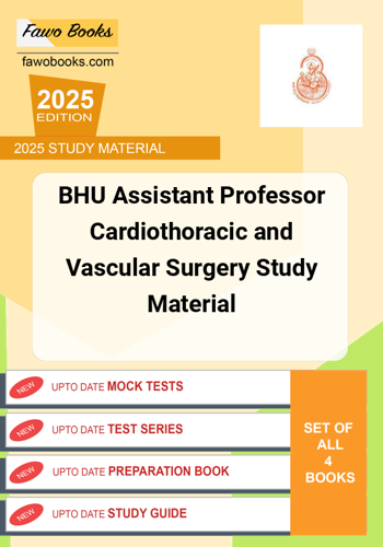 Additional image of BHU Assistant Professor Cardiothoracic and Vascular Surgery Study Material