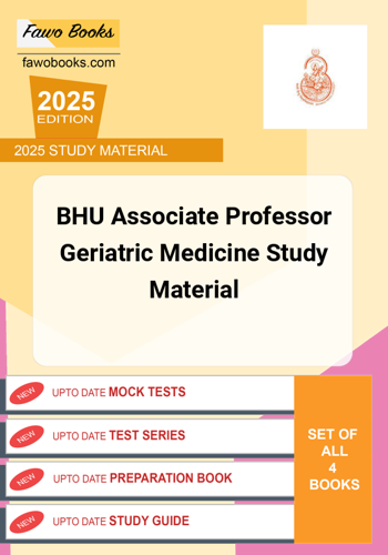 Additional image of BHU Associate Professor Geriatric Medicine Study Material