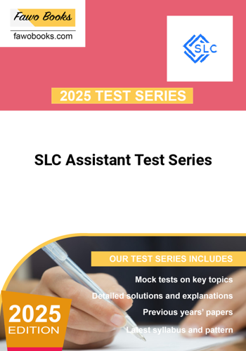 Additional image of SLC Assistant Test Series