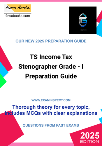 Additional image of TS Income Tax Stenographer Grade I Preparation Guide