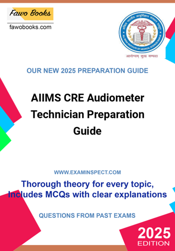 Additional image of AIIMS CRE Audiometer Technician Preparation Guide
