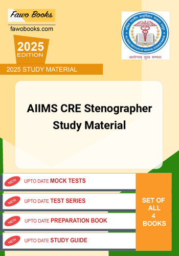 Additional image of AIIMS CRE Stenographer Study Material