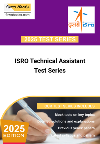 Additional image of ISRO Technical Assistant Test Series