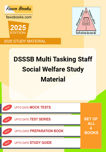 Additional image of DSSSB Multi Tasking Staff Social Welfare Study Material