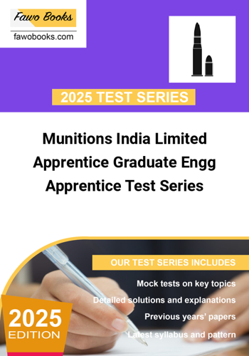Additional image of Munitions India Limited Apprentice Graduate Engg Apprentice Test Series