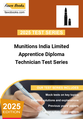 Additional image of Munitions India Limited Apprentice Diploma Technician Test Series