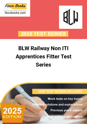 Additional image of BLW Railway Non ITI Apprentices Fitter Test Series
