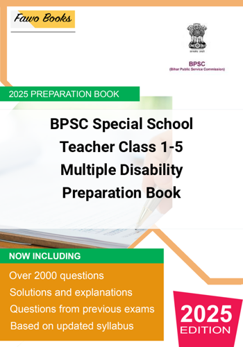 Additional image of BPSC Special School Teacher Class 15 Multiple Disability Preparation Book
