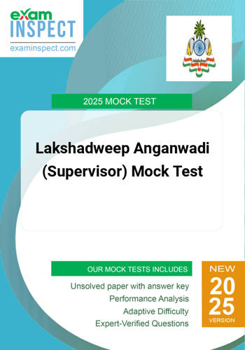 Buy Lakshadweep Anganwadi (Supervisor) Mock Test 2025 Edition JET