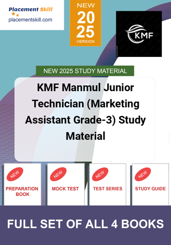Additional image of KMF Manmul Junior Technician Marketing Assistant Grade3 Study Material