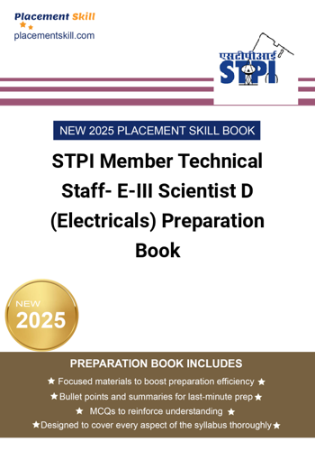 Additional image of STPI Member Technical Staff EIII Scientist D Electricals Preparation Book