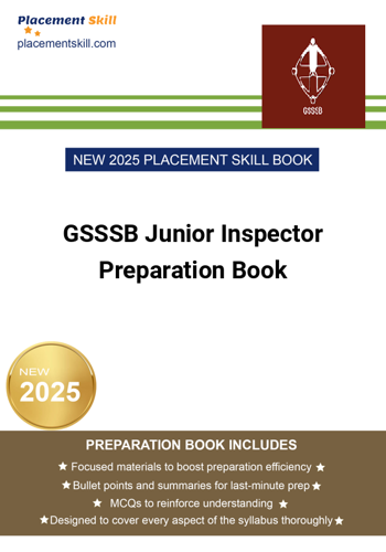 GSSSB Junior Inspector Preparation Book