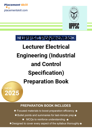 Additional image of UPPSC Polytechnic Lecturer Electrical Engineering Industrial and Control Specification Preparation Book