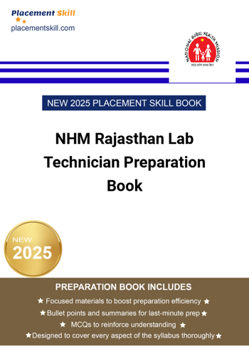 NHM Rajasthan Lab Technician Preparation Book