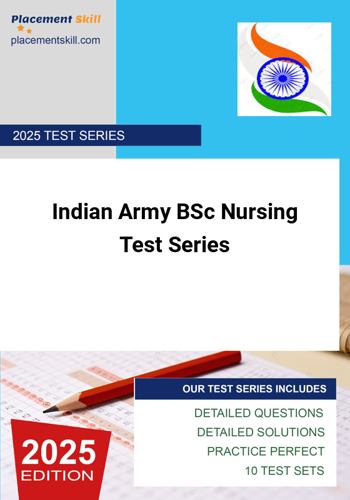 Additional image of Indian Army BSc Nursing Test Series