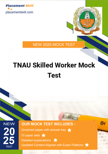 Additional image of TNAU Skilled Worker Mock Test