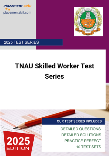 Additional image of TNAU Skilled Worker Test Series