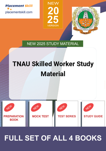 Additional image of TNAU Skilled Worker Study Material