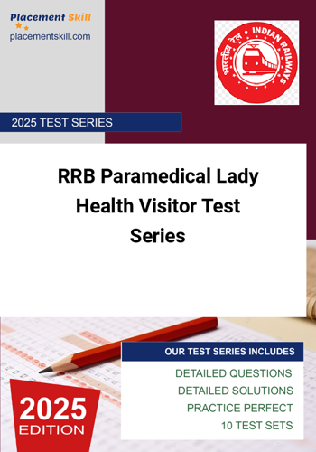 Additional image of RRB Paramedical Lady Health Visitor Test Series