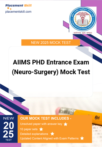 Additional image of AIIMS PHD Entrance Exam NeuroSurgery Mock Test