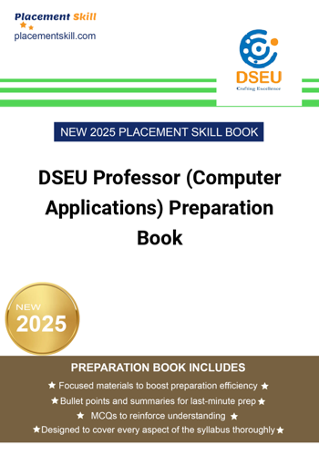 Additional image of DSEU Professor Computer Applications Preparation Book