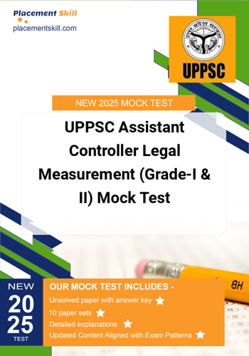 Additional image of UPPSC Assistant Controller Legal Measurement GradeI & II Mock Test
