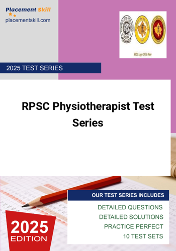 Additional image of RPSC Physiotherapist Test Series