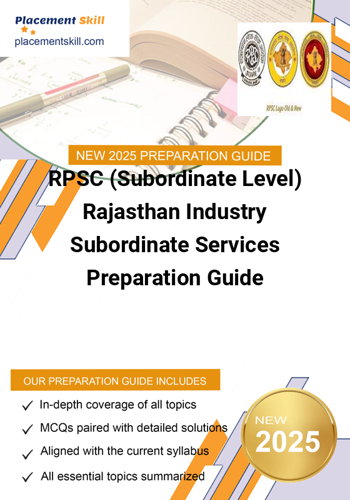 Additional image of RPSC Subordinate Level Rajasthan Industry Subordinate Services Preparation Guide