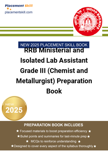 RRB Ministerial and Isolated Lab Assistant Grade III Chemist and Metallurgist Preparation Book