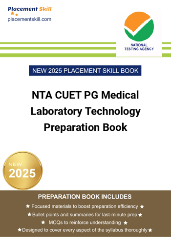 NTA CUET PG Medical Laboratory Technology Preparation Book
