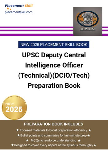 Additional image of UPSC Deputy Central Intelligence Officer TechnicalDCIOTech Preparation Book