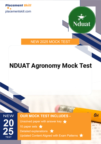 Additional image of NDUAT Agronomy Mock Test