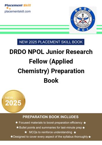 Additional image of DRDO NPOL Junior Research Fellow Applied Chemistry Preparation Book