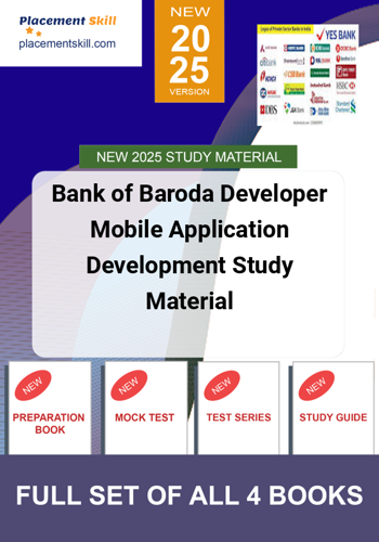 Additional image of Bank of Baroda Developer Mobile Application Development Study Material