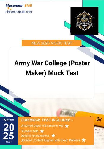 Additional image of Army War College Poster Maker Mock Test