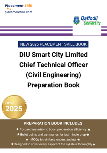 Additional image of DIU Smart City Limited Chief Technical Officer Civil Engineering Preparation Book