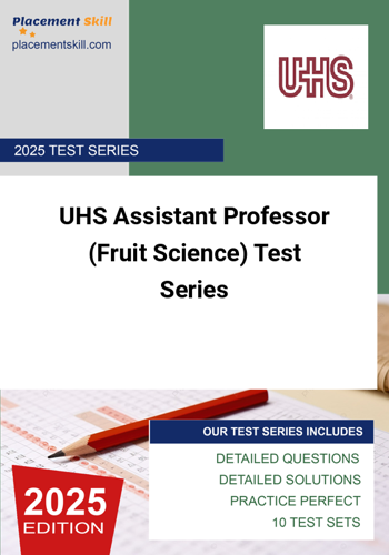 Additional image of UHS Assistant Professor Fruit Science Test Series