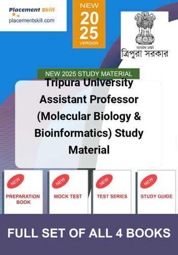 Additional image of Tripura University Assistant Professor Molecular Biology & Bioinformatics Study Material