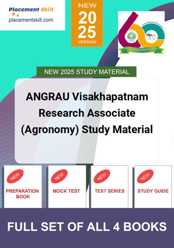 Additional image of ANGRAU Visakhapatnam Research Associate Agronomy Study Material