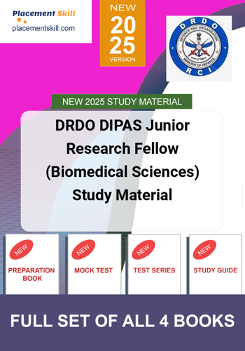 Additional image of DRDO DIPAS Junior Research Fellow Biomedical Sciences Study Material