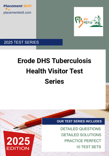 Additional image of Erode DHS Tuberculosis Health Visitor Test Series