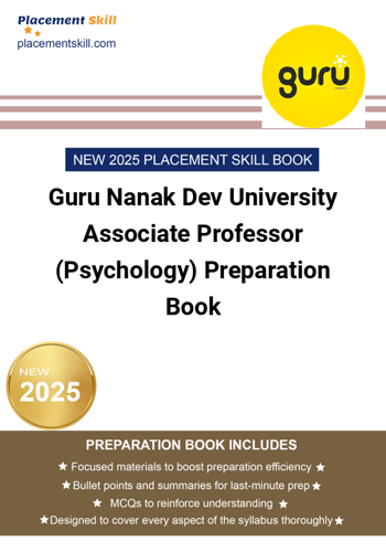 Additional image of Guru Nanak Dev University Associate Professor Psychology Preparation Book