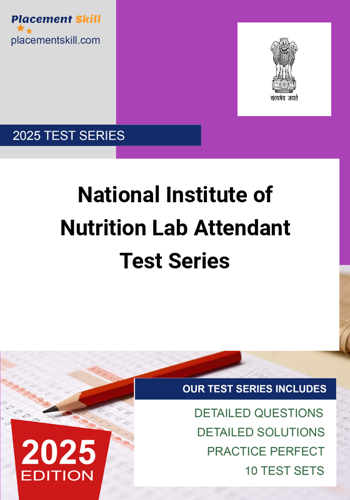 Additional image of National Institute of Nutrition Lab Attendant Test Series